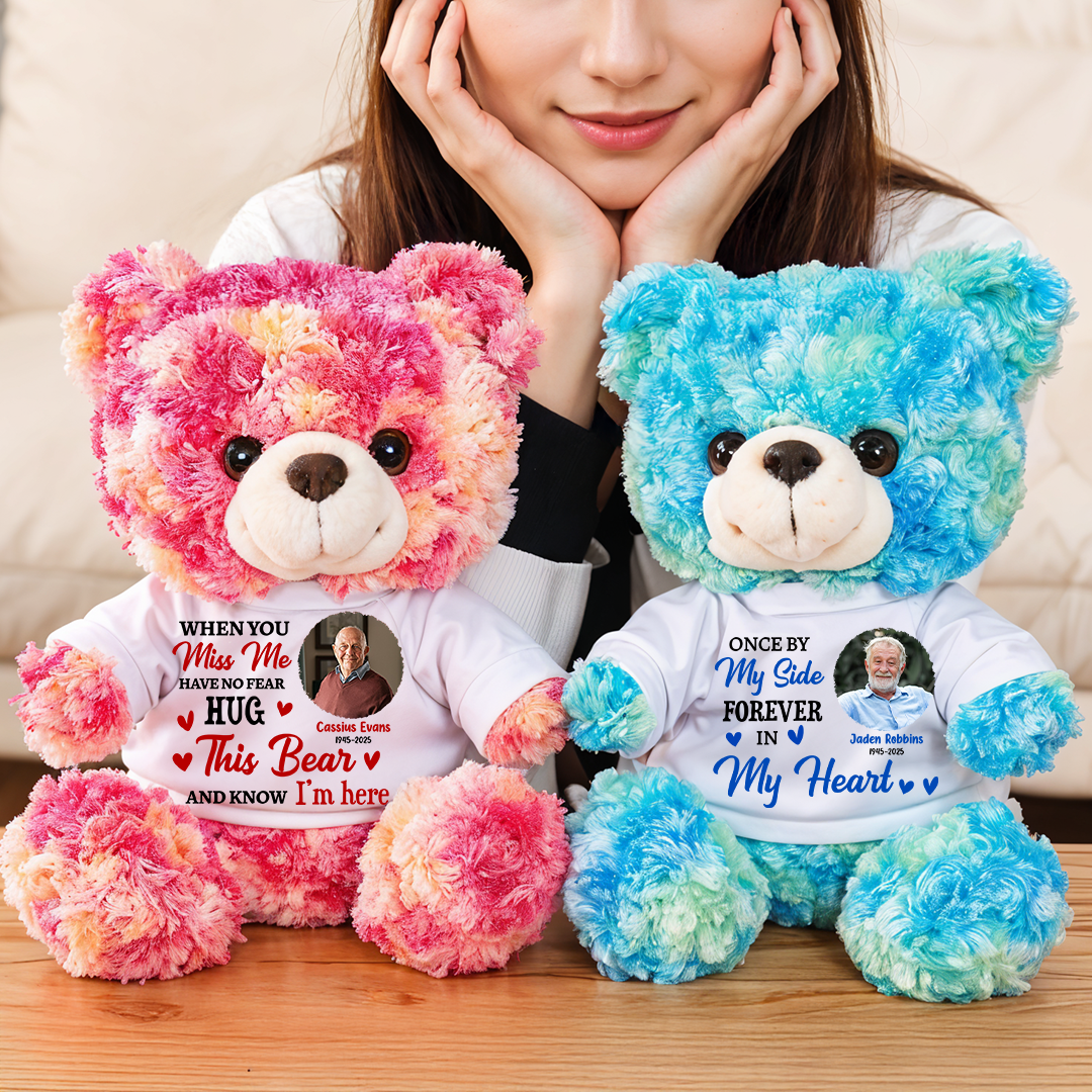 Hug This Bear - Furry Bear With Personalized Photo Shirt