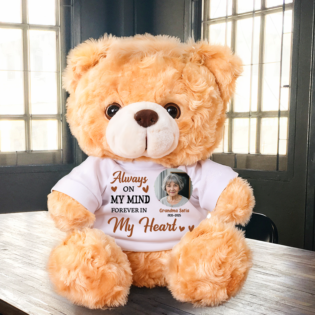 Hug This Bear - Furry Bear With Personalized Photo Shirt