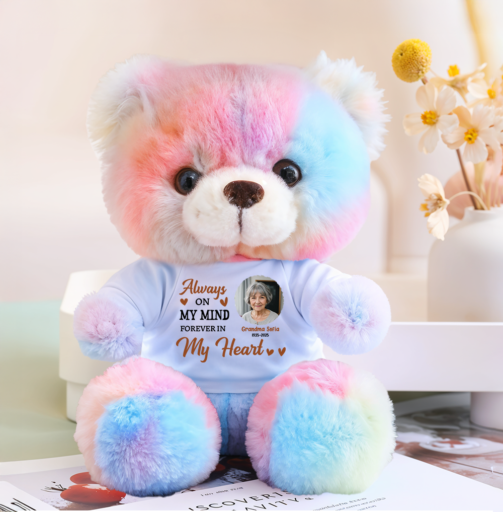 Hug This Bear - Furry Bear With Personalized Photo Shirt