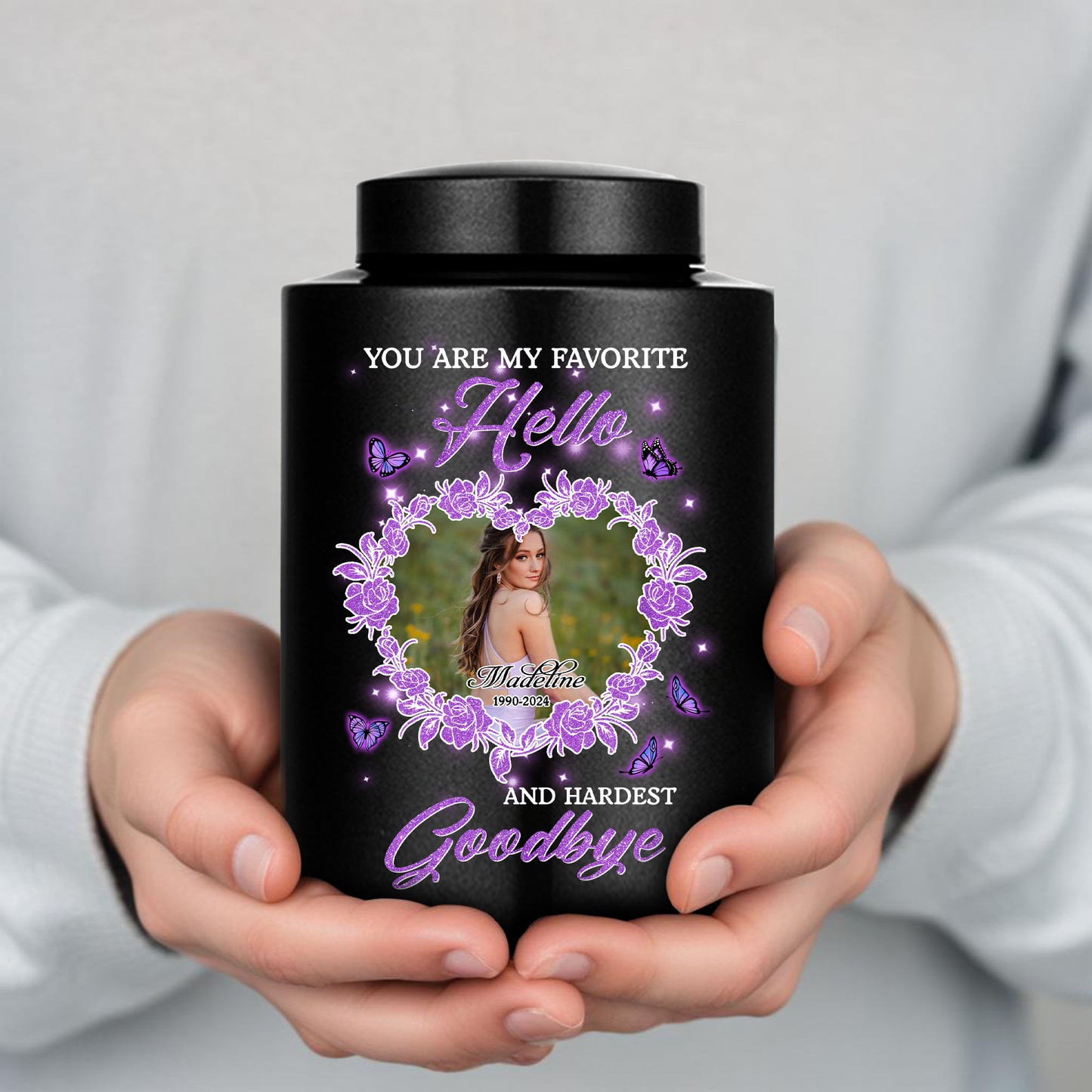 If Love Could Have Saved You - In Loving Memories - Keepsake Urn for Ashes - Stainless Steel Urns