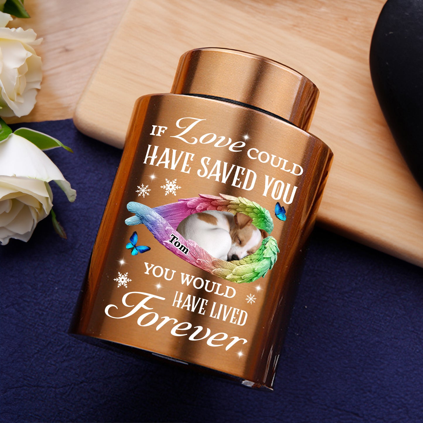 You Were My Favorite Hello and My Hardest Goodbye - Keepsake Urn for Ashes - Stainless Steel Urns