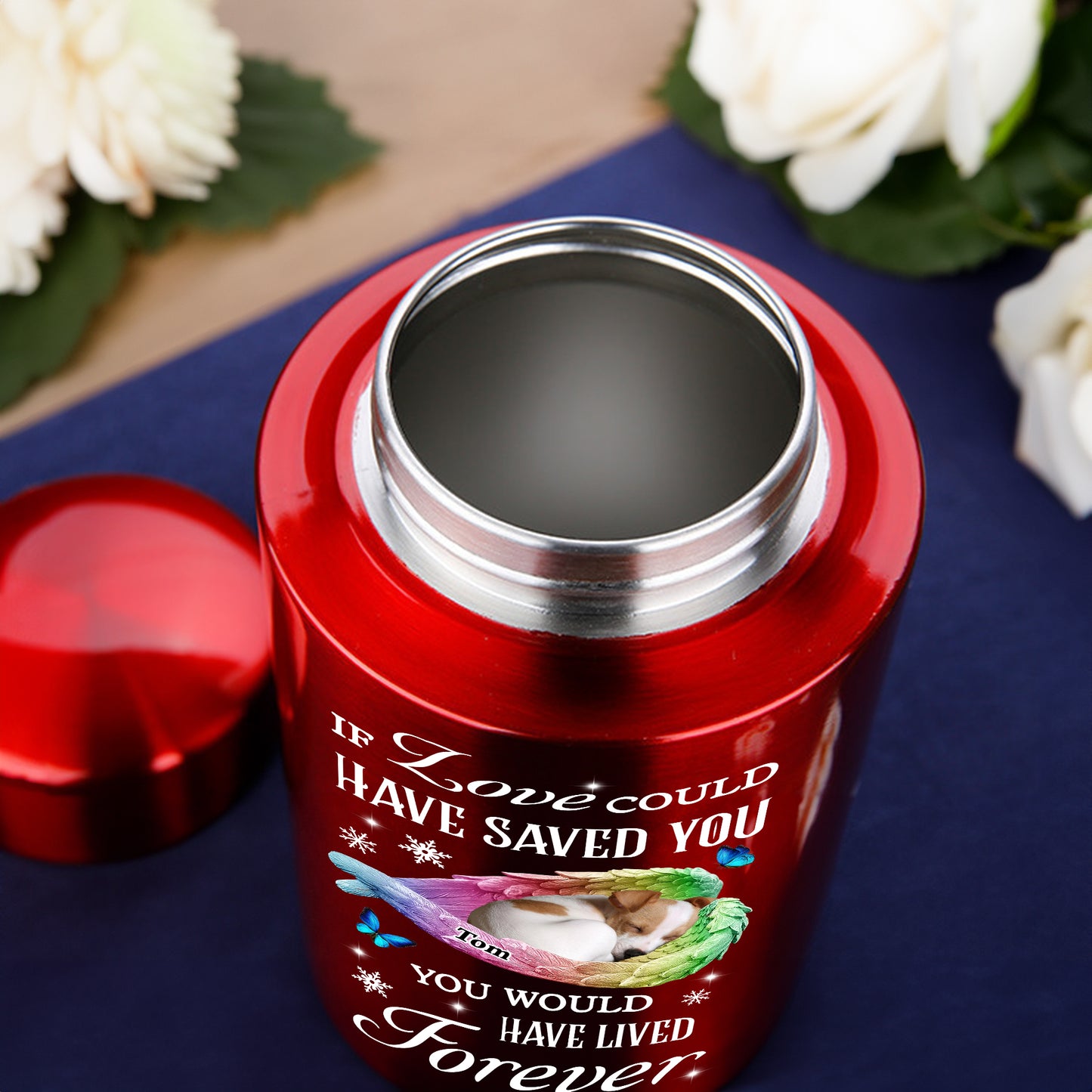 You Were My Favorite Hello and My Hardest Goodbye - Keepsake Urn for Ashes - Stainless Steel Urns