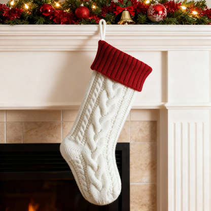 Personalized Letter Name Christmas Ornament, Alphabet Ornament With Christmas Stocking