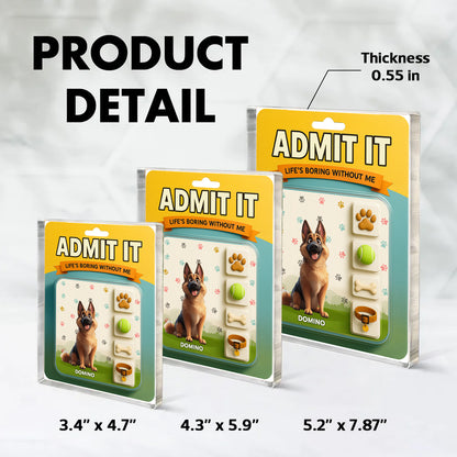 Admit It - Custom Figure Personalized Acrylic Block Plaque