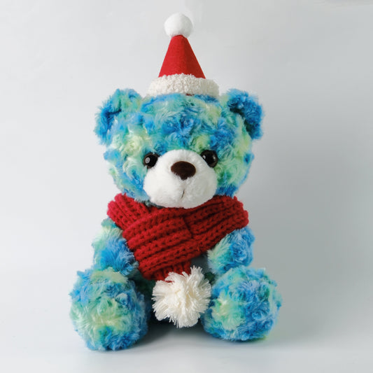 Christmas Hat & Scarf Set for Teddy Bears – Detachable Accessories to Dress Up Your Plush Toys and Create a Festive Holiday Atmosphere