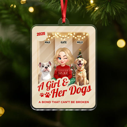A Bond That Can't Be Broken - Personalized Custom Acrylic Ornament