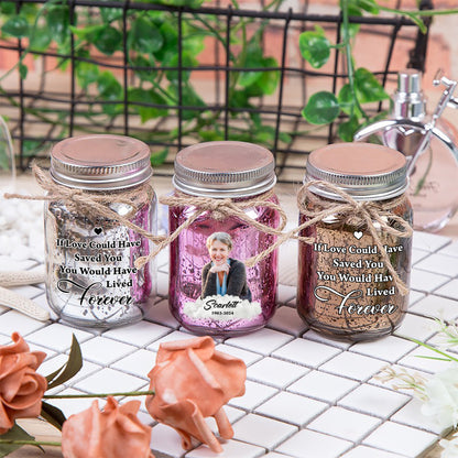 Personalized Mason Jar Light - Memorial Gifts for Family Members
