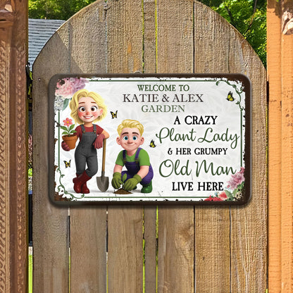Welcome To Our Home - Personalized Custom Metal Sign