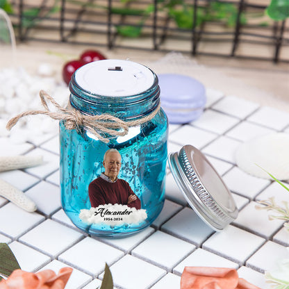Personalized Mason Jar Light - Memorial Gifts for Family Members