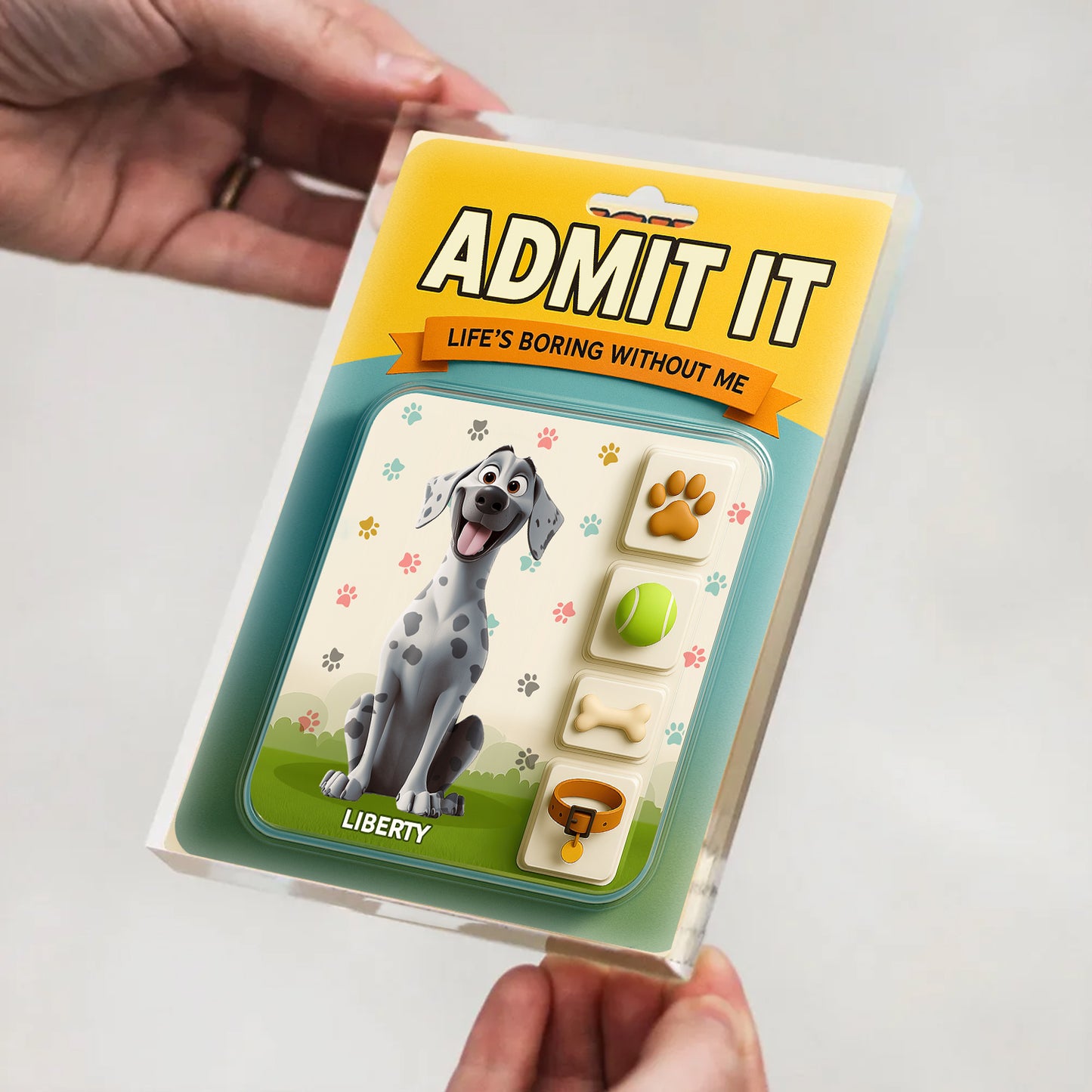 Admit It - Custom Figure Personalized Acrylic Block Plaque