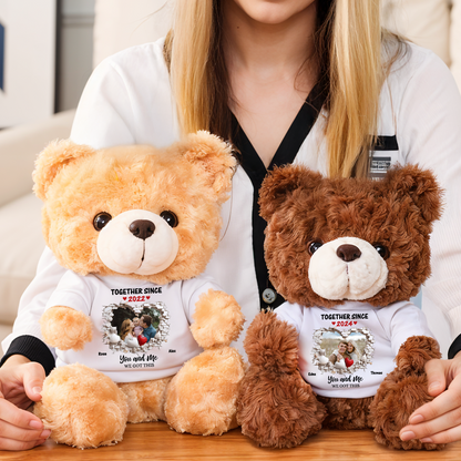 You And Me We Got This - Teddy Bear With Personalized Photo Shirt