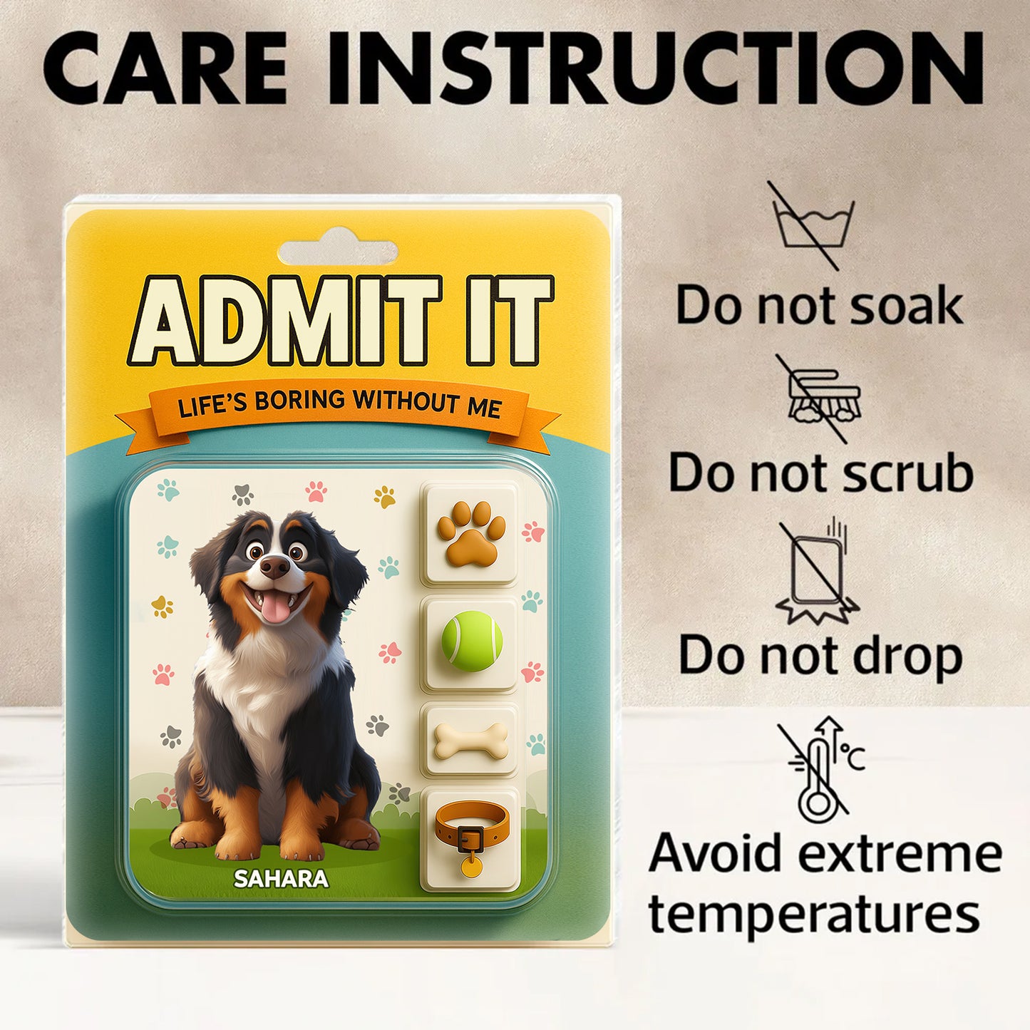 Admit It - Custom Figure Personalized Acrylic Block Plaque