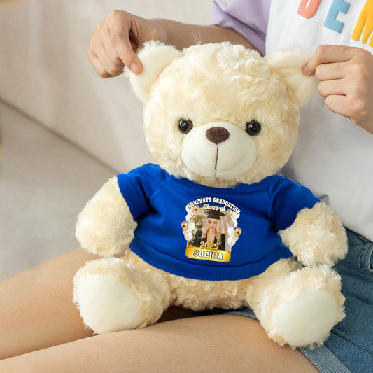 Class Of 2025 Congrats Graduate - Teddy Bear With Personalized Shirt