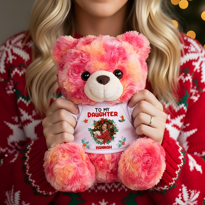 I Filled It With My Wishes - Teddy Bear With Personalized Photo Shirt