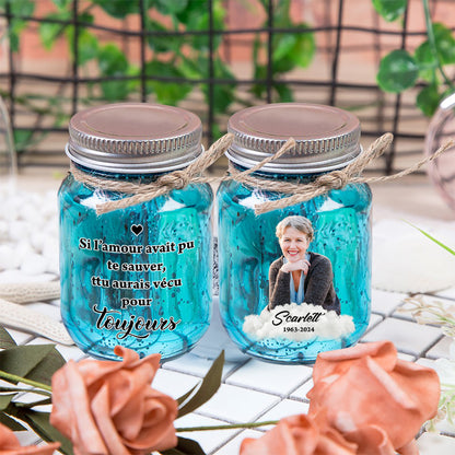 Personalized Mason Jar Light - Memorial Gifts for Family Members