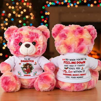 I Filled It With My Wishes - Teddy Bear With Personalized Photo Shirt