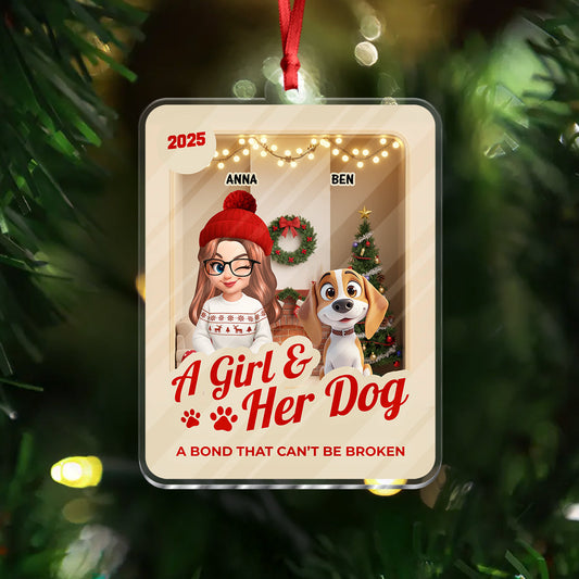 A Bond That Can't Be Broken - Personalized Custom Acrylic Ornament