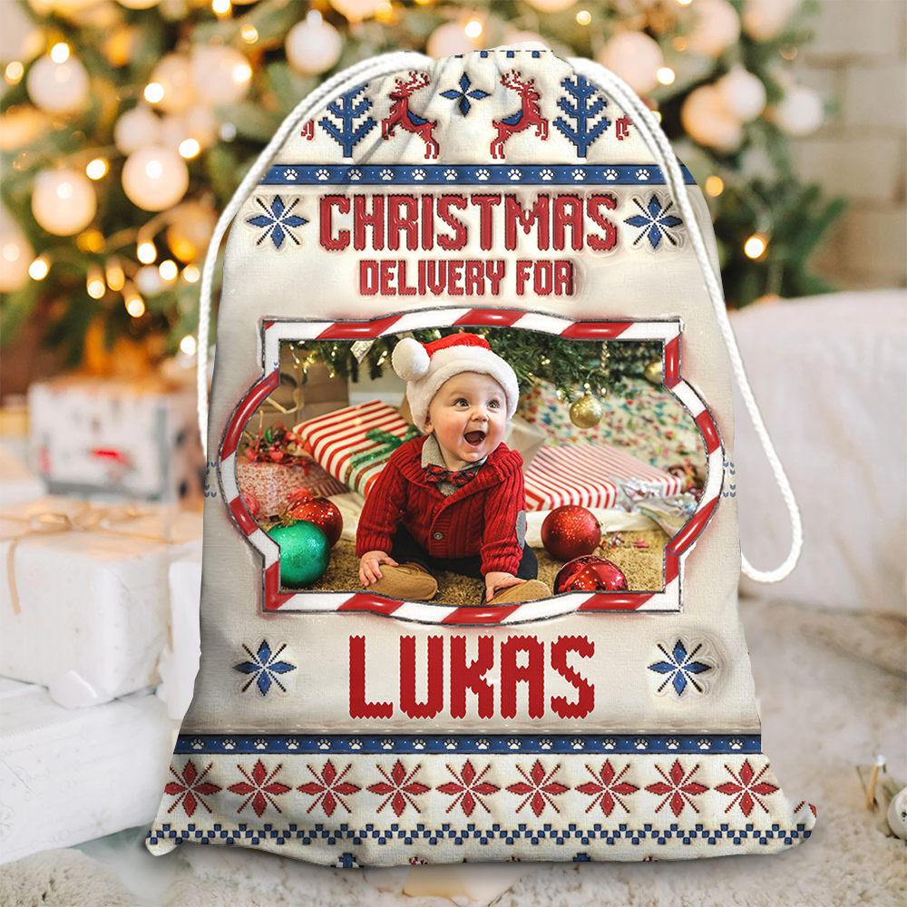 Special Delivery Christmas Gift Bags - Personalized 3D Inflated Christmas Gift Bag