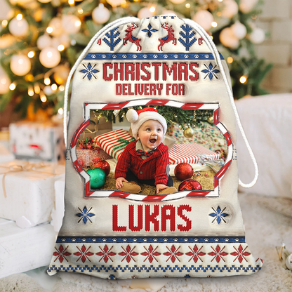Special Delivery Christmas Gift Bags - Personalized 3D Inflated Christmas Gift Bag