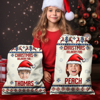 Special Delivery Christmas Gift Bags - Personalized 3D Inflated Christmas Gift Bag