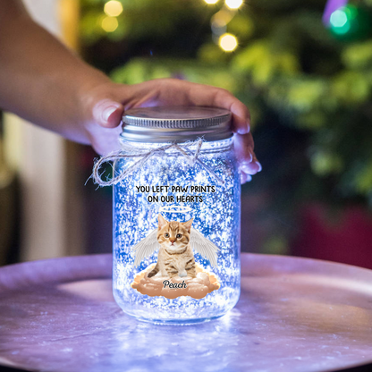 Your Light Will Always Shine Memorial Jar Light - Personalized Mason Jar Light