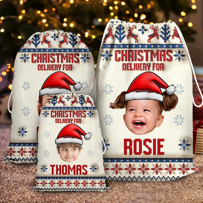 Special Delivery Christmas Gift Bags - Personalized 3D Inflated Christmas Gift Bag