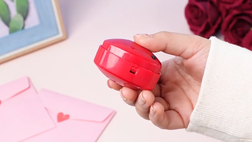2" Heart Shaped Voice Sound Recorder 10 Seconds  (Battery not Included, Not built-in)